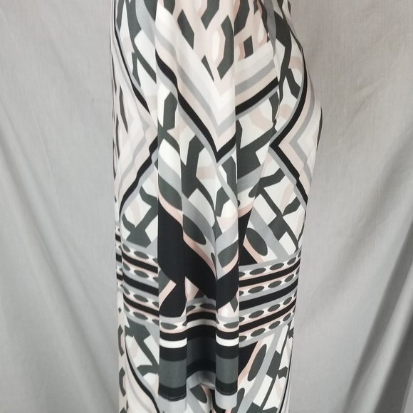 Calvin Klein WOMEN Dress 6 Elegant Pink Black - Picture 3 of 8